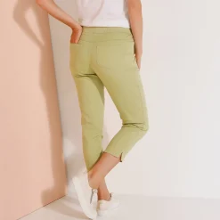 3/4-broek met elastische taille