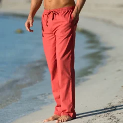 Broek met elastische tailleband