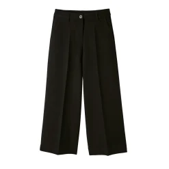 Broek met hoge taille, broekrokeffect