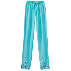 Broek met landelijke print onderaan - katoenjersey