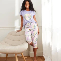 3/4-broek met "Nature Sauvage" print