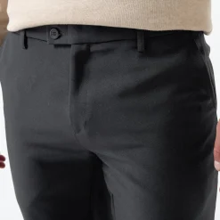 Broek met onzichtbare, verstelbare tailleband - polyester
