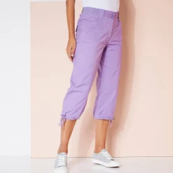 7/8-broek met tailleband in tricot