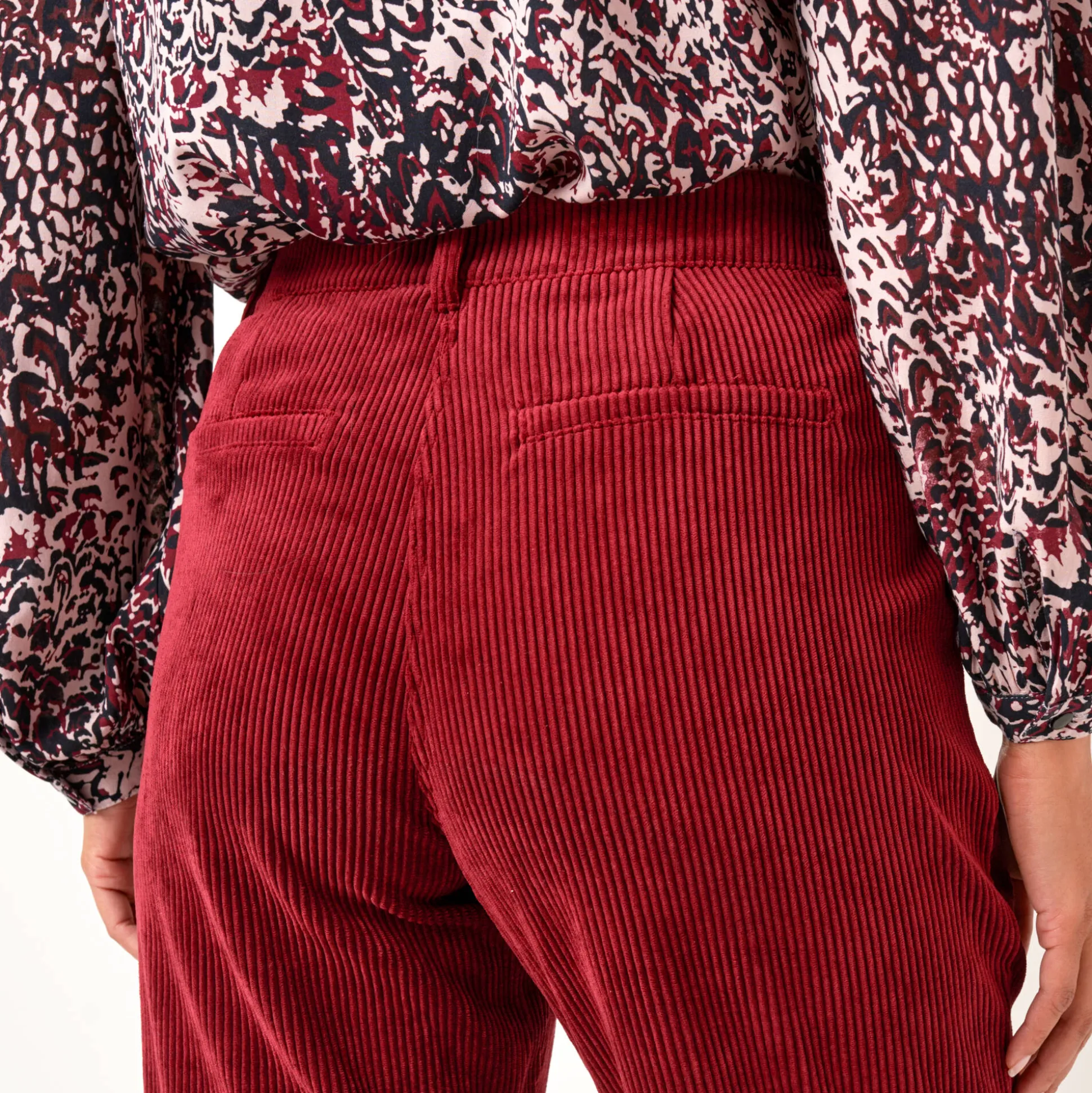 7/8-broek, velours