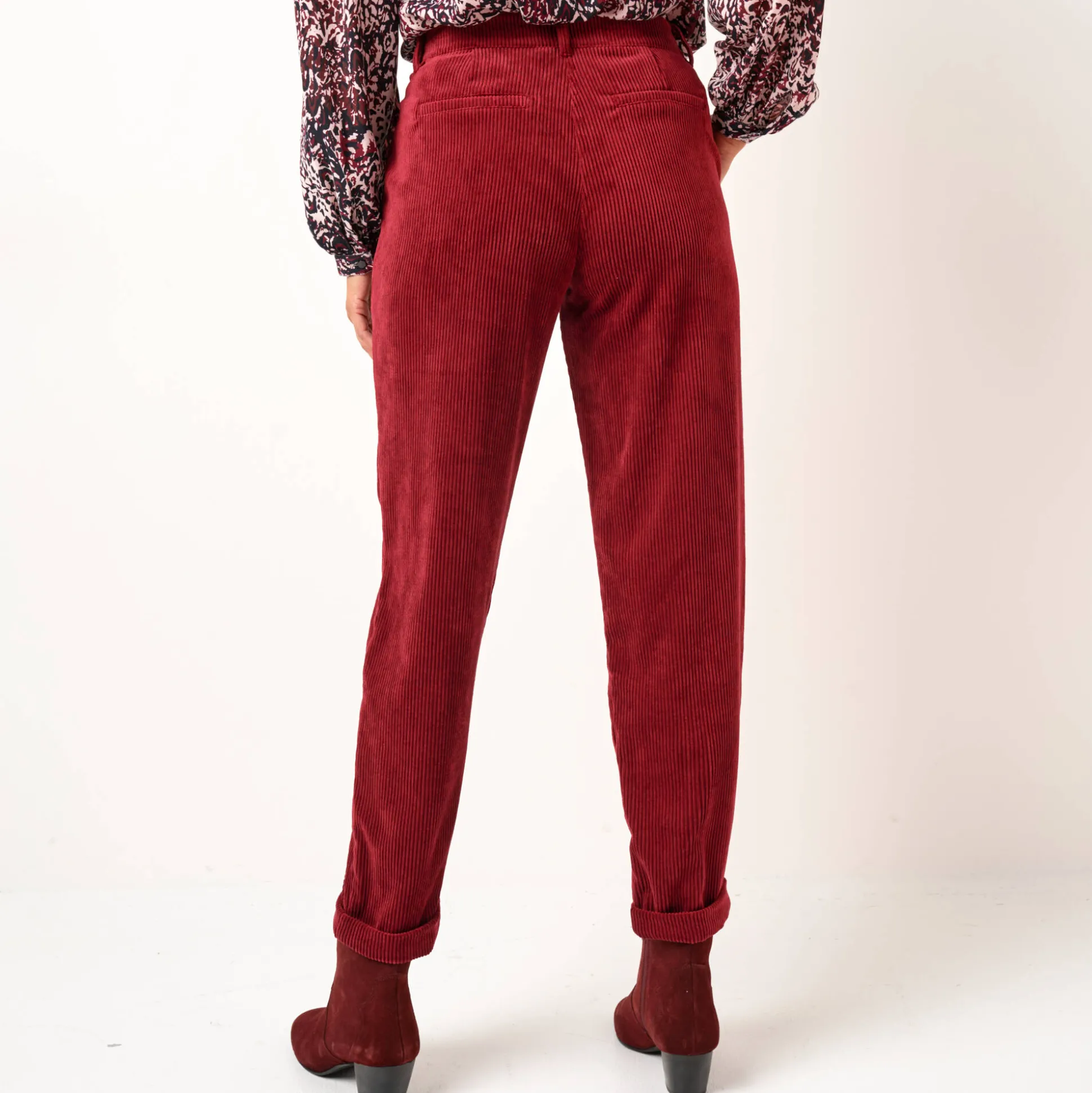 7/8-broek, velours