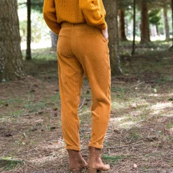 7/8-broek, velours