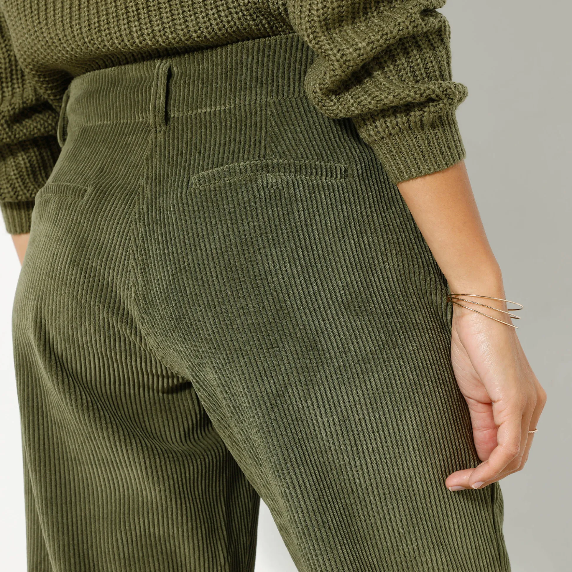 7/8-broek, velours