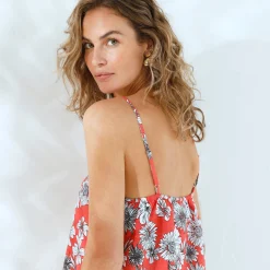 Caraco met bloemenprint, eco-verantwoorde viscose