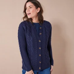 Cardigan in kabeltricot