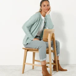 Cardigan in kabeltricot