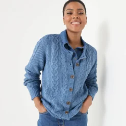 Cardigan in kabeltricot