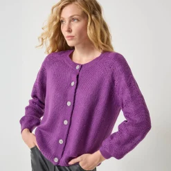 Cardigan met 'juweel' knopen