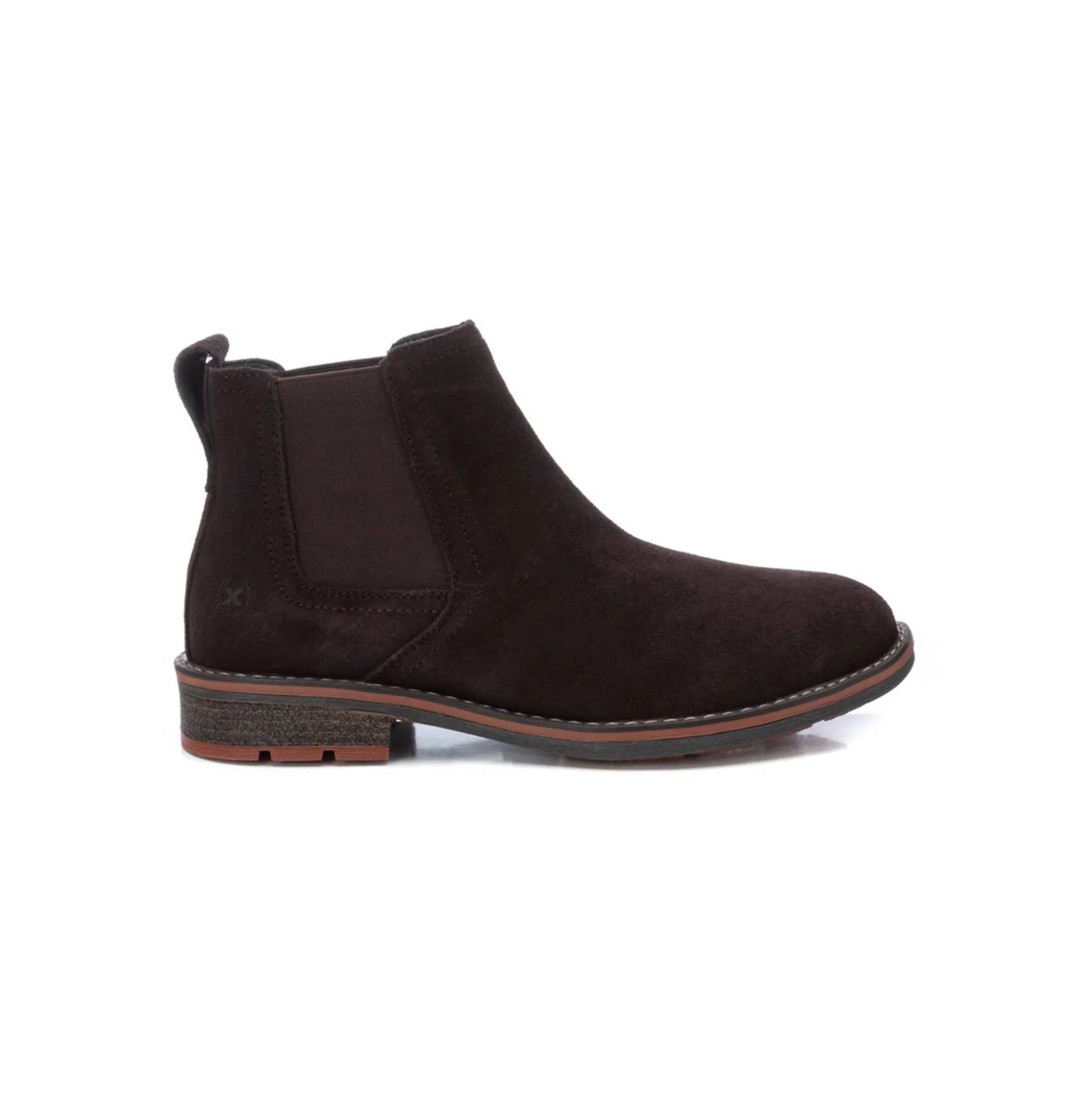 Chelsea boots met leren bovenwerk