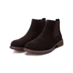 Chelsea boots met leren bovenwerk
