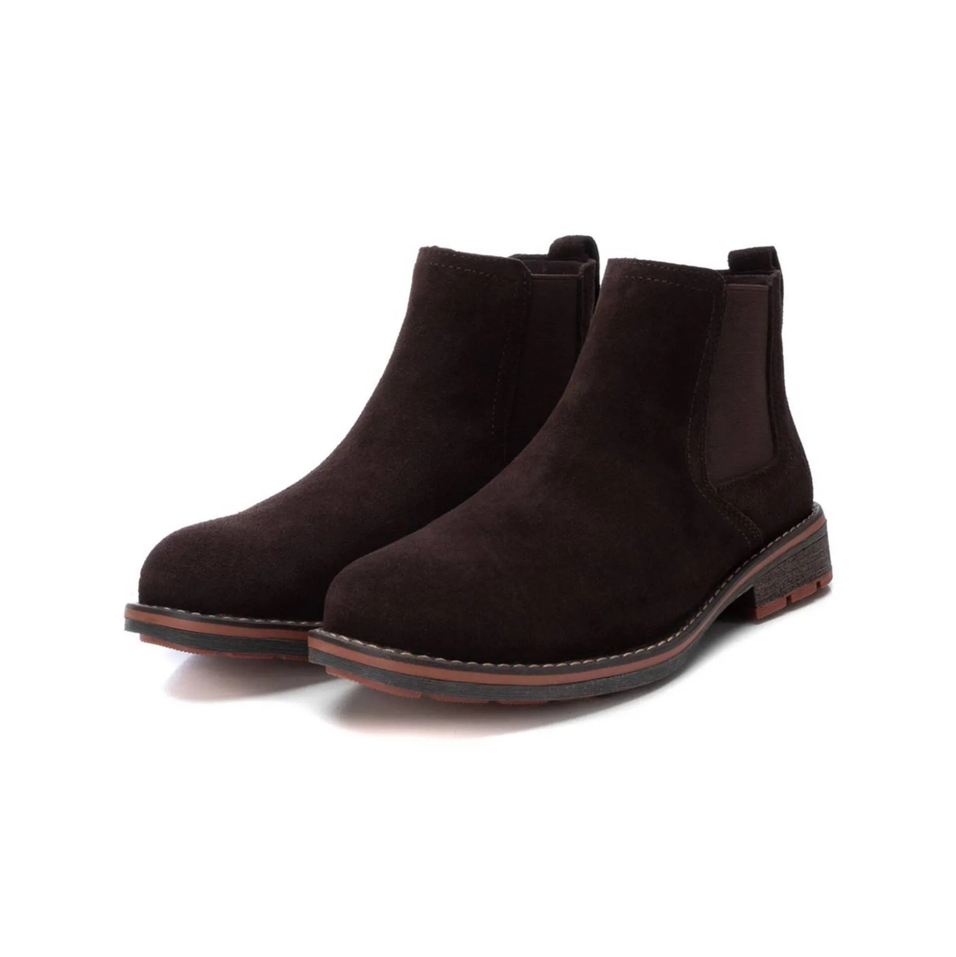 Chelsea boots met leren bovenwerk