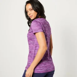 Chiné T-shirt met korte mouwen in biokatoen
