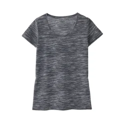 Chiné T-shirt met korte mouwen in biokatoen