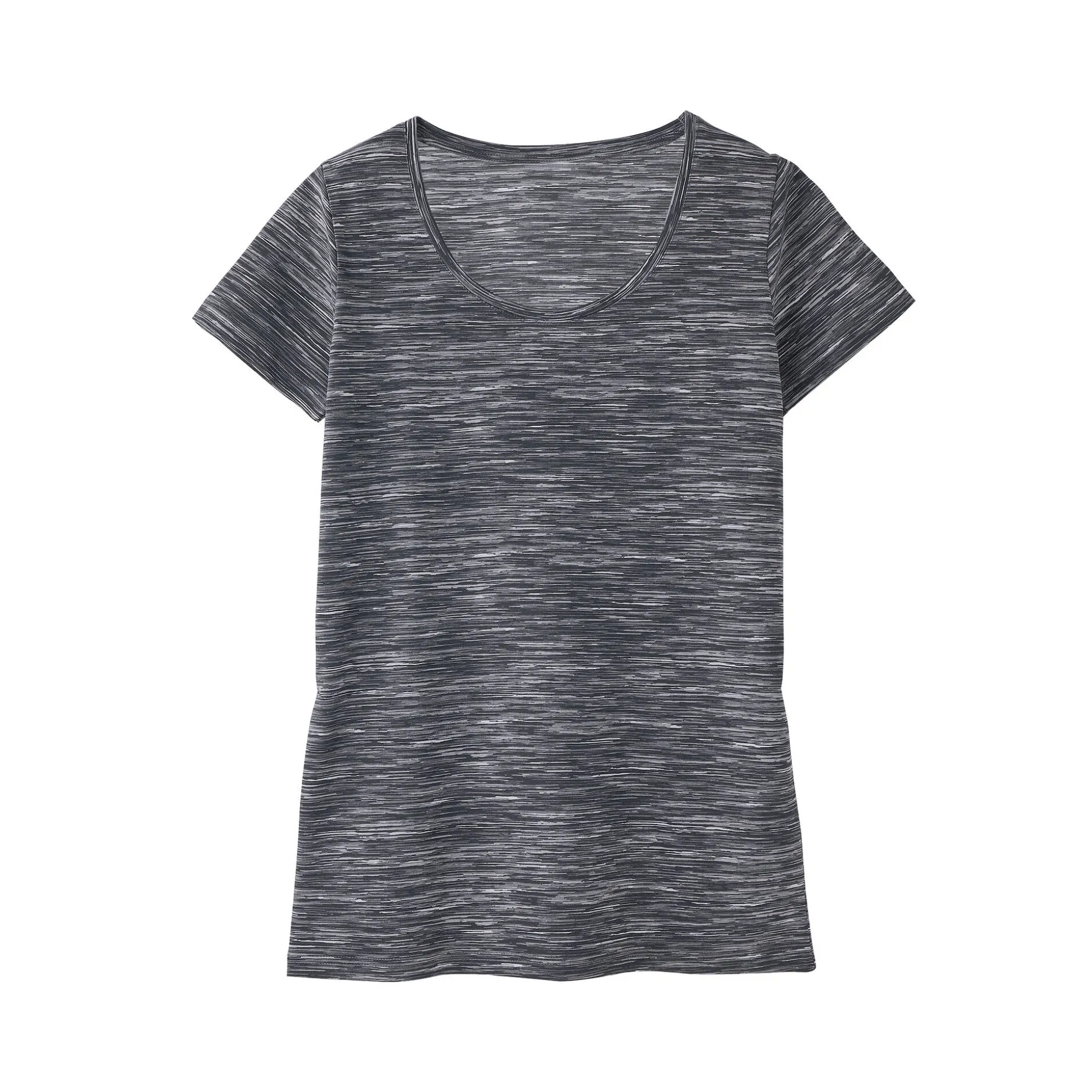 Chiné T-shirt met korte mouwen in biokatoen