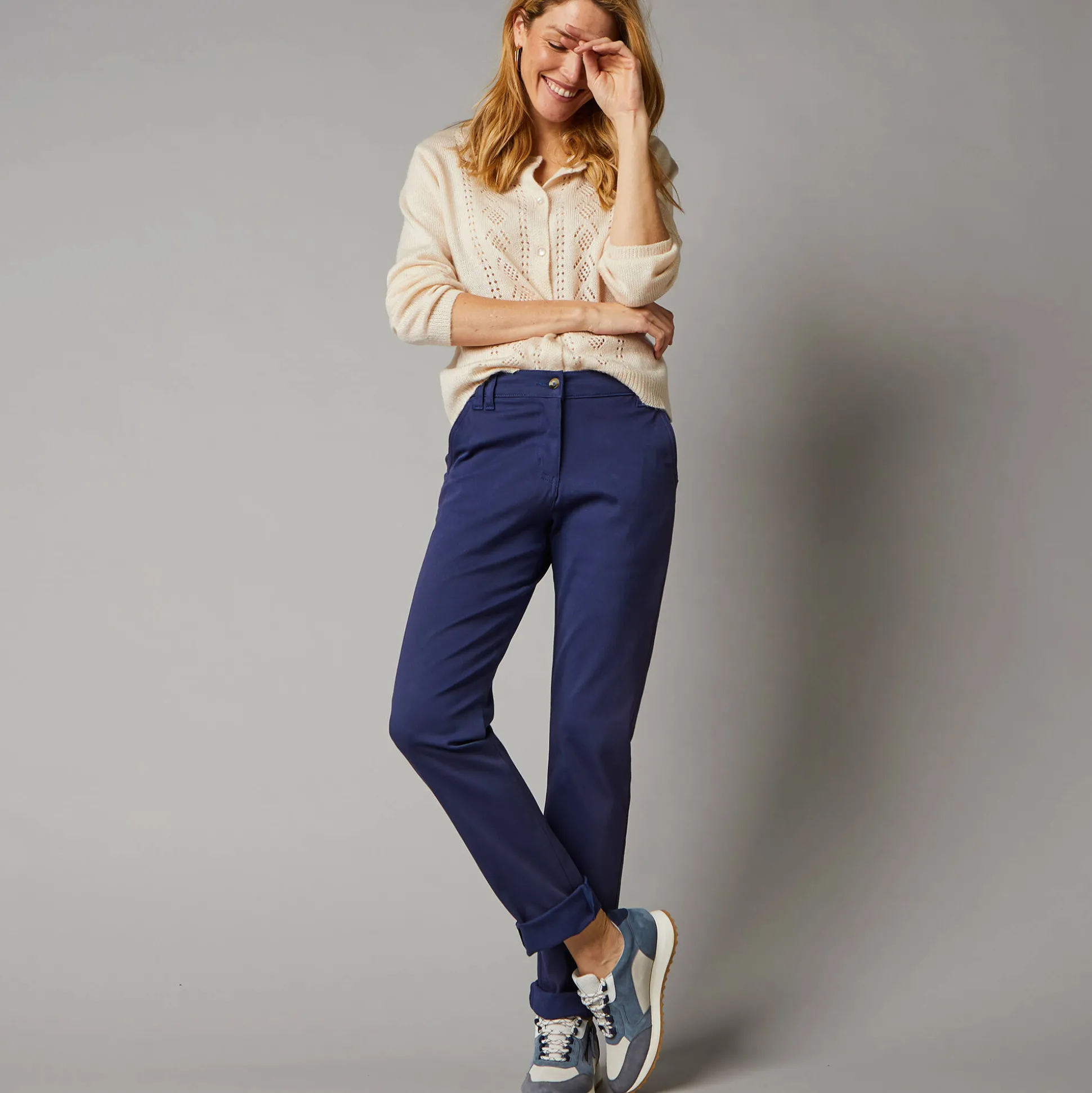 Chino stretchbroek