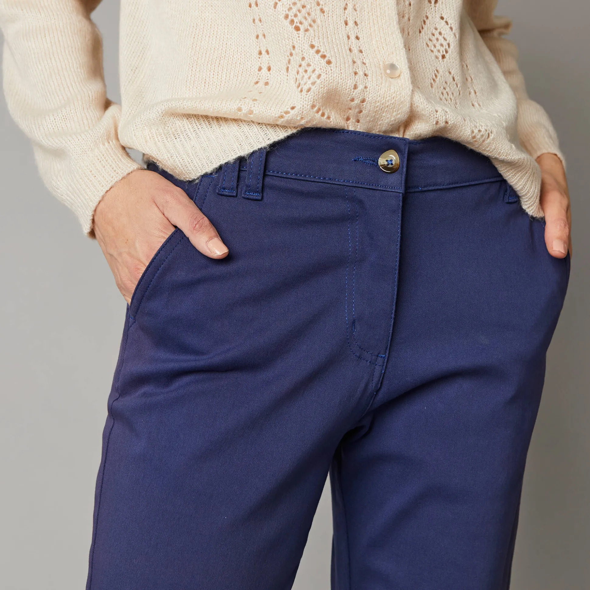 Chino stretchbroek
