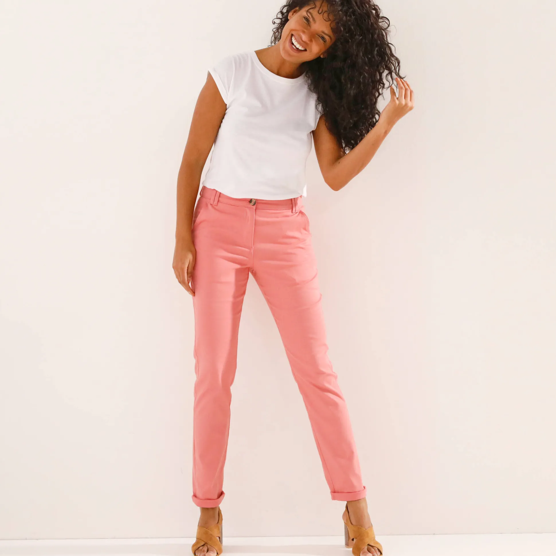 Chino stretchbroek