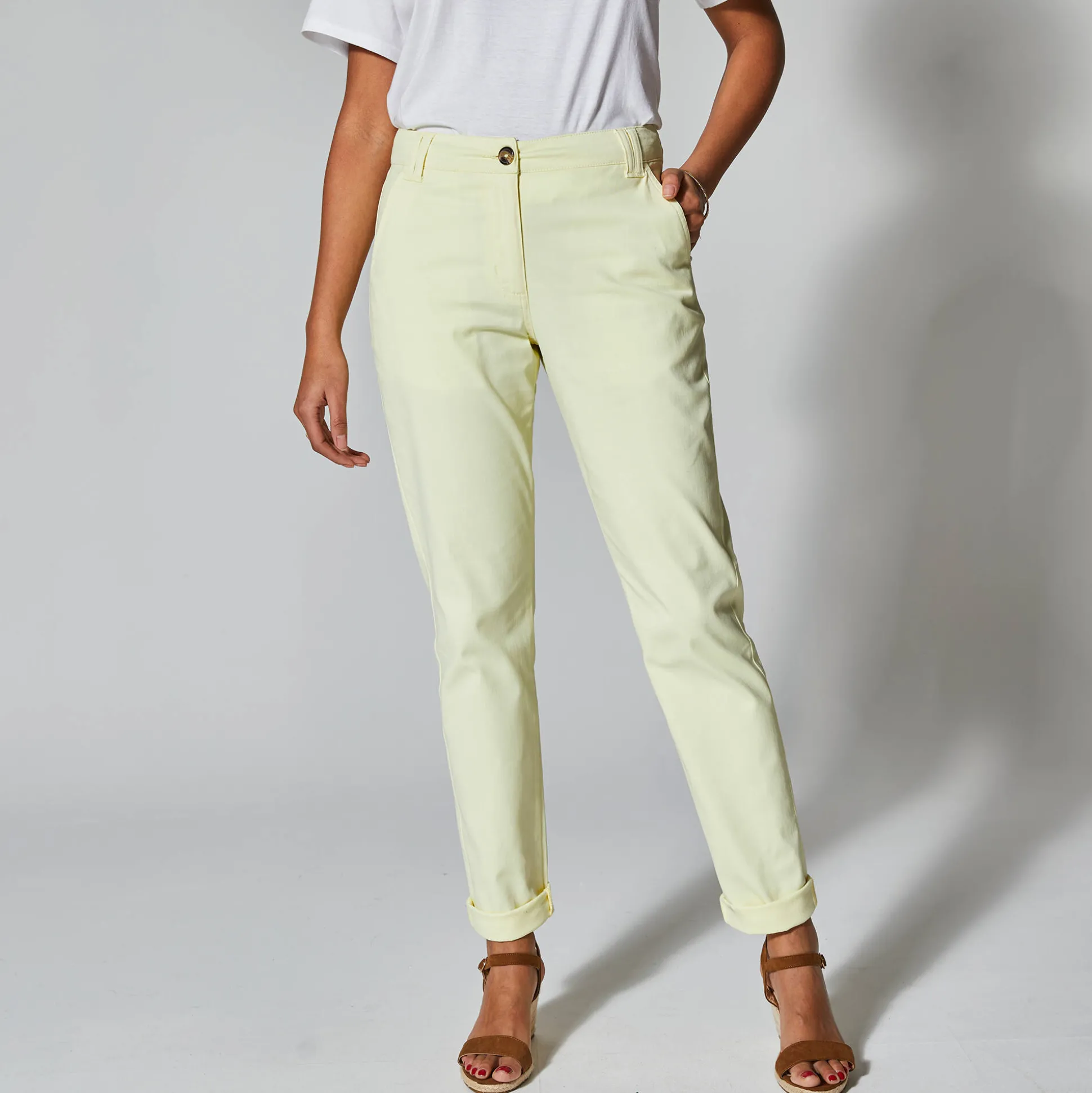 Chino stretchbroek