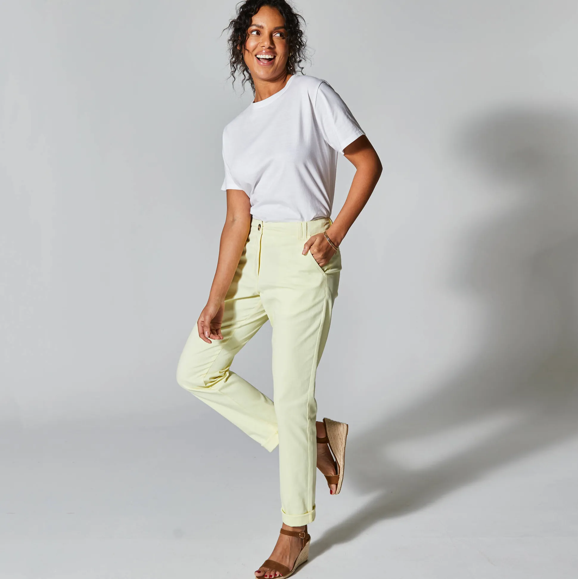 Chino stretchbroek