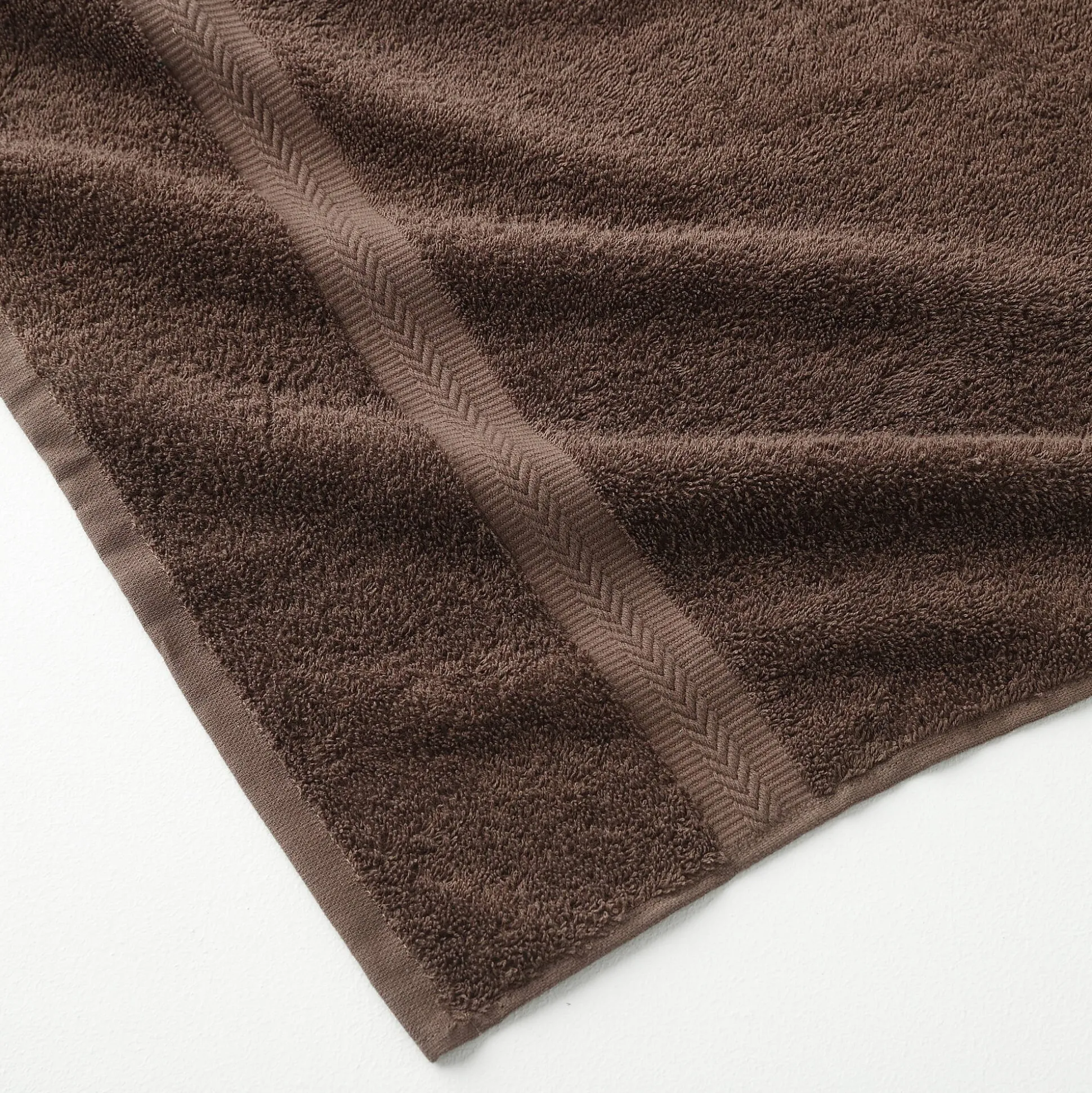 Collectie effen handdoeken 420 g/m2 met zacht comfort