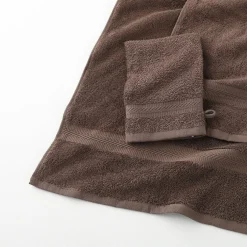 Collectie effen handdoeken 420 g/m2 met zacht comfort