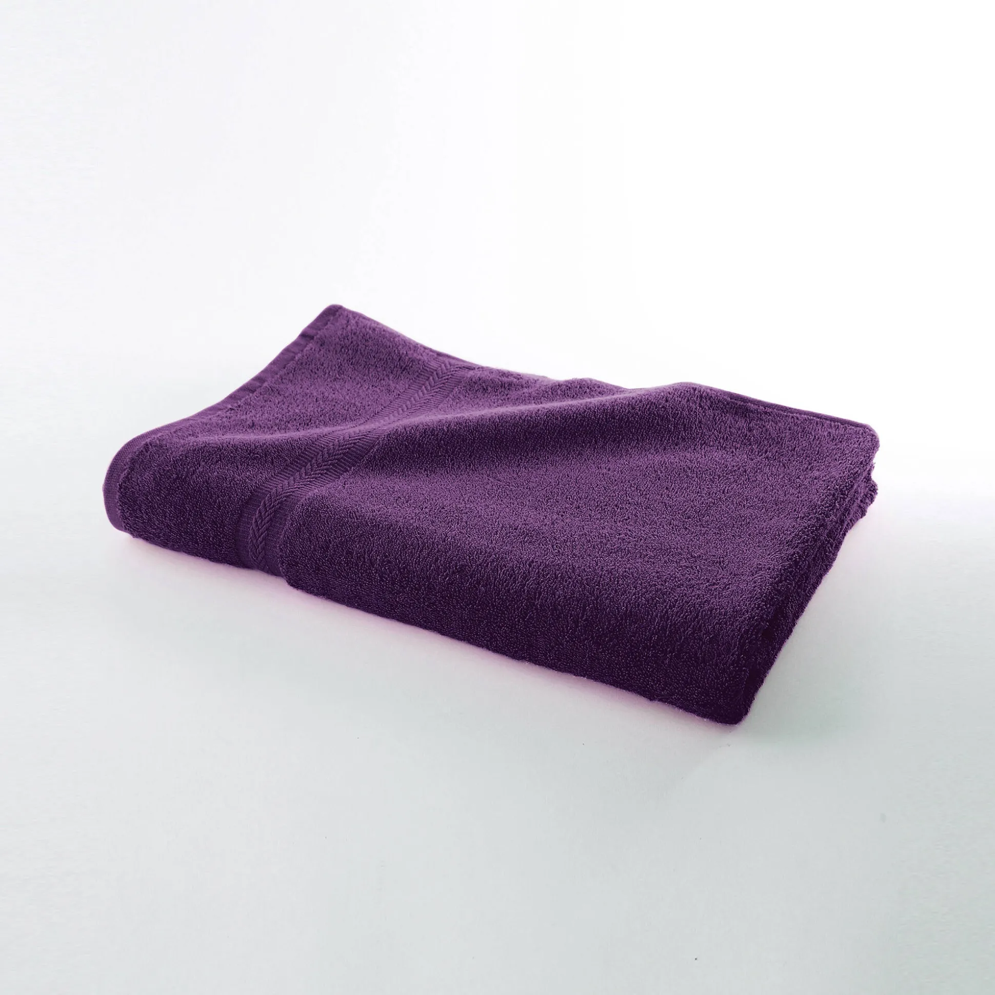 Collectie effen handdoeken 420 g/m2 met zacht comfort