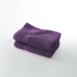 Collectie effen handdoeken 420 g/m2 met zacht comfort