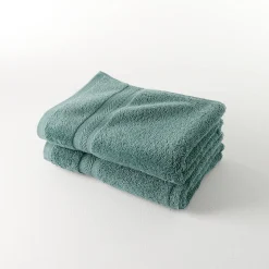 Collectie effen handdoeken 420 g/m2 met zacht comfort