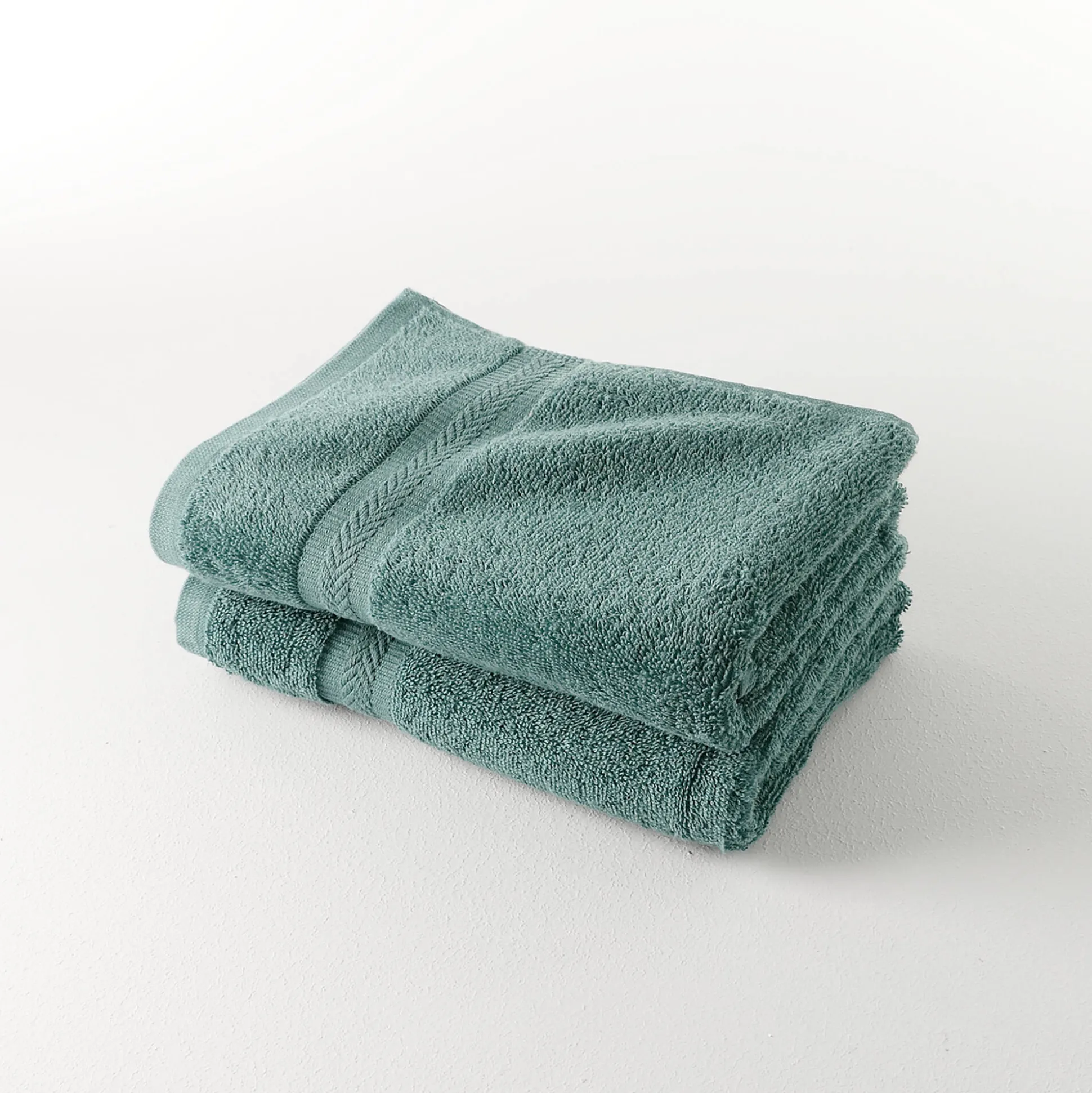 Collectie effen handdoeken 420 g/m2 met zacht comfort