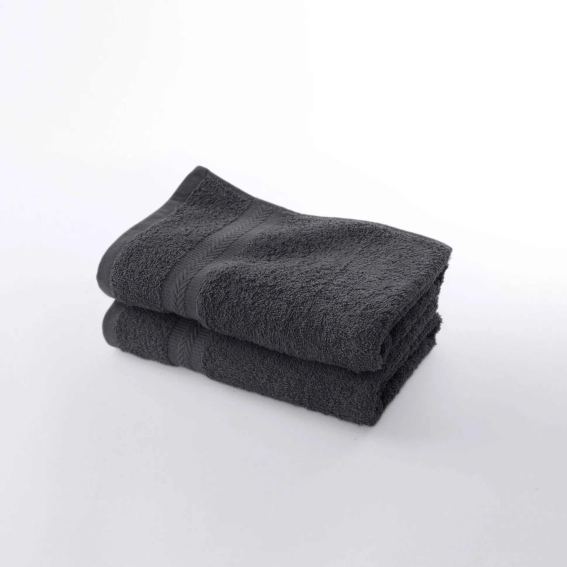 Collectie effen handdoeken 420 g/m2 met zacht comfort