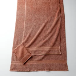 Collectie effen handdoeken 420 g/m2 met zacht comfort