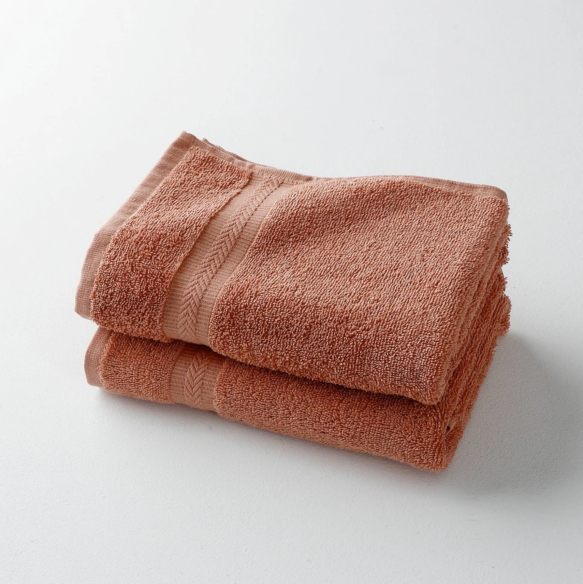 Collectie effen handdoeken 420 g/m2 met zacht comfort