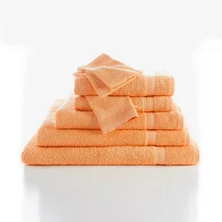 Collectie effen handdoeken 420 g/m2 met zacht comfort