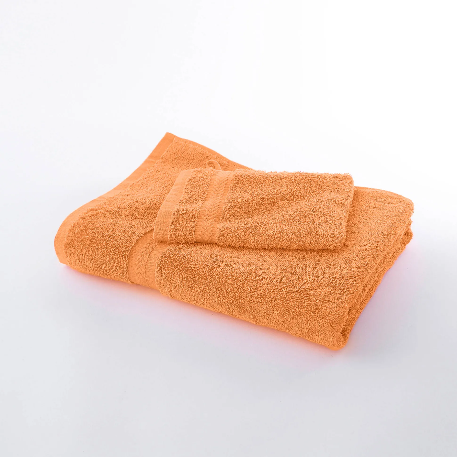 Collectie effen handdoeken 420 g/m2 met zacht comfort