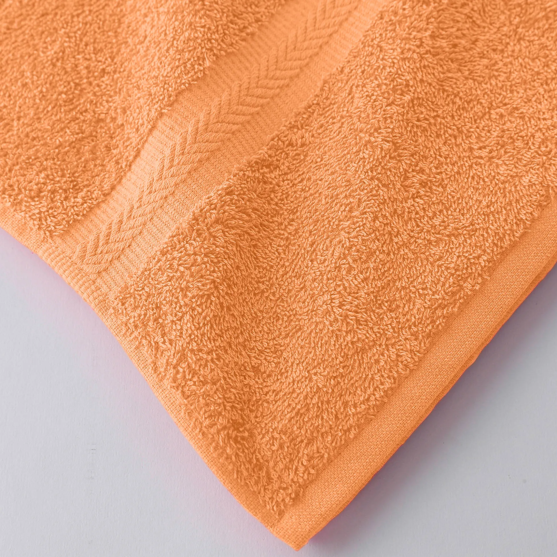 Collectie effen handdoeken 420 g/m2 met zacht comfort