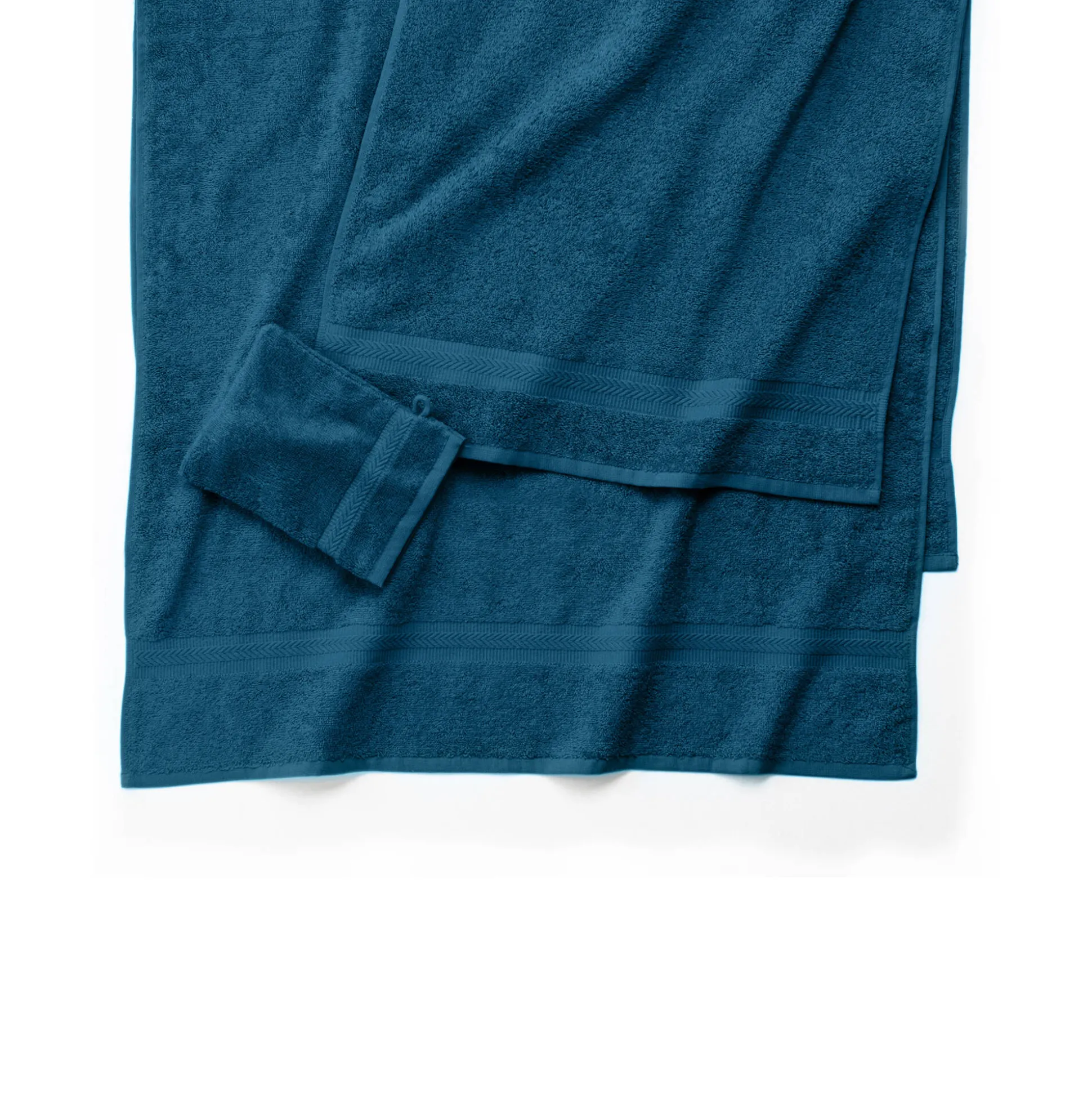 Collectie effen handdoeken 420 g/m2 met zacht comfort