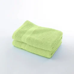 Collectie effen handdoeken 420 g/m2 met zacht comfort