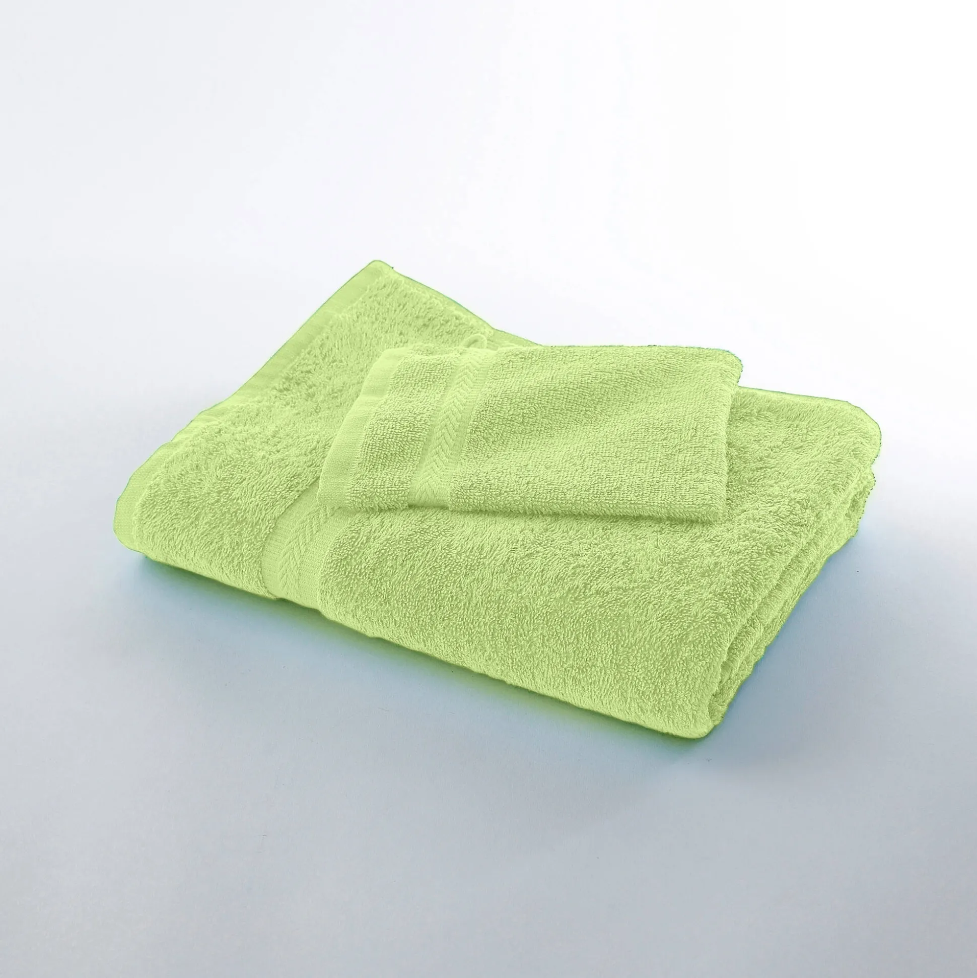Collectie effen handdoeken 420 g/m2 met zacht comfort
