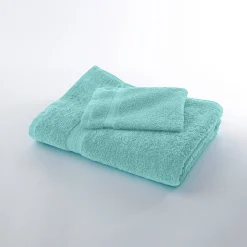 Collectie effen handdoeken 420 g/m2 met zacht comfort
