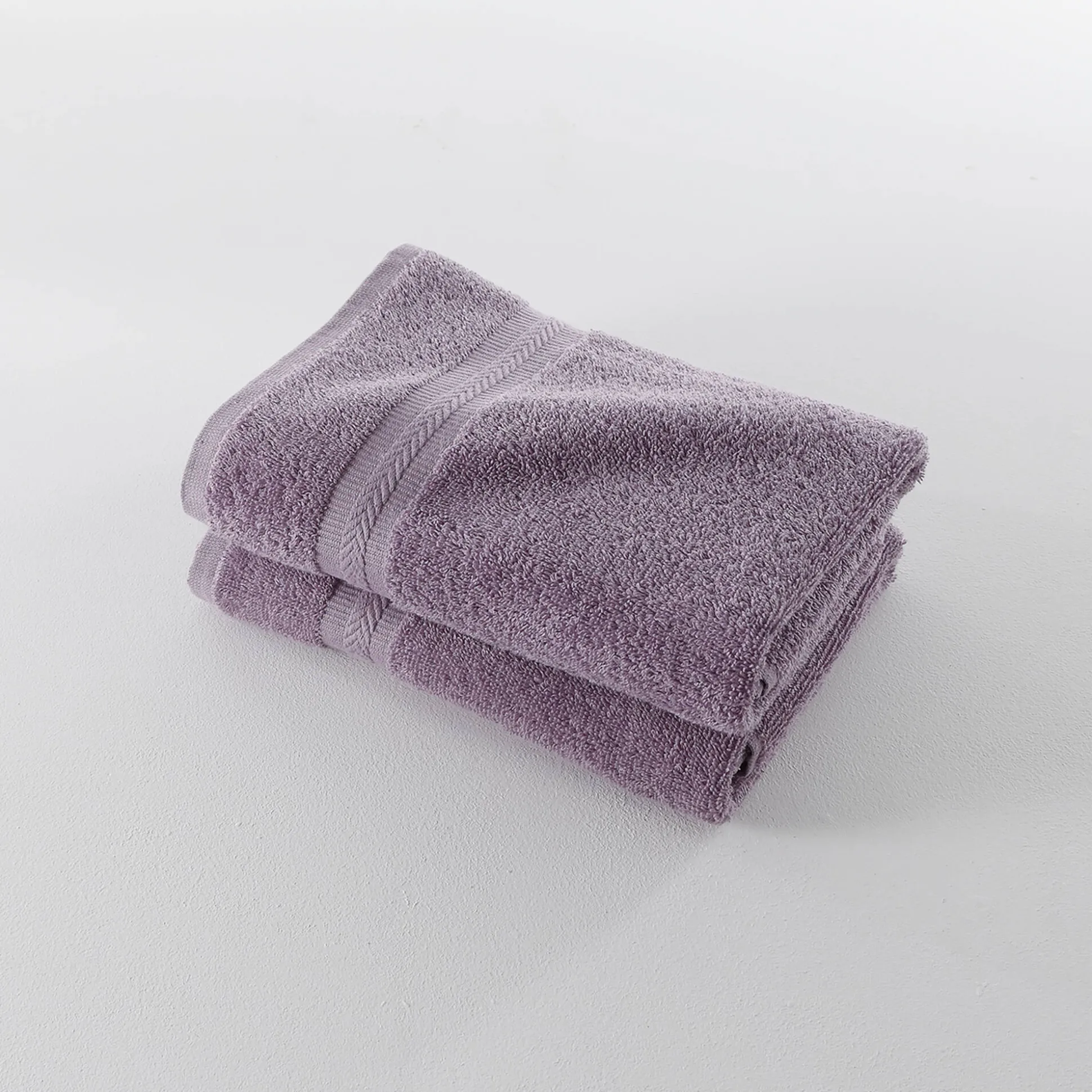 Collectie effen handdoeken 420 g/m2 met zacht comfort