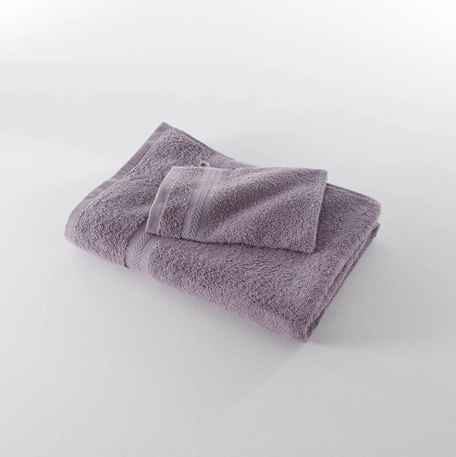 Collectie effen handdoeken 420 g/m2 met zacht comfort