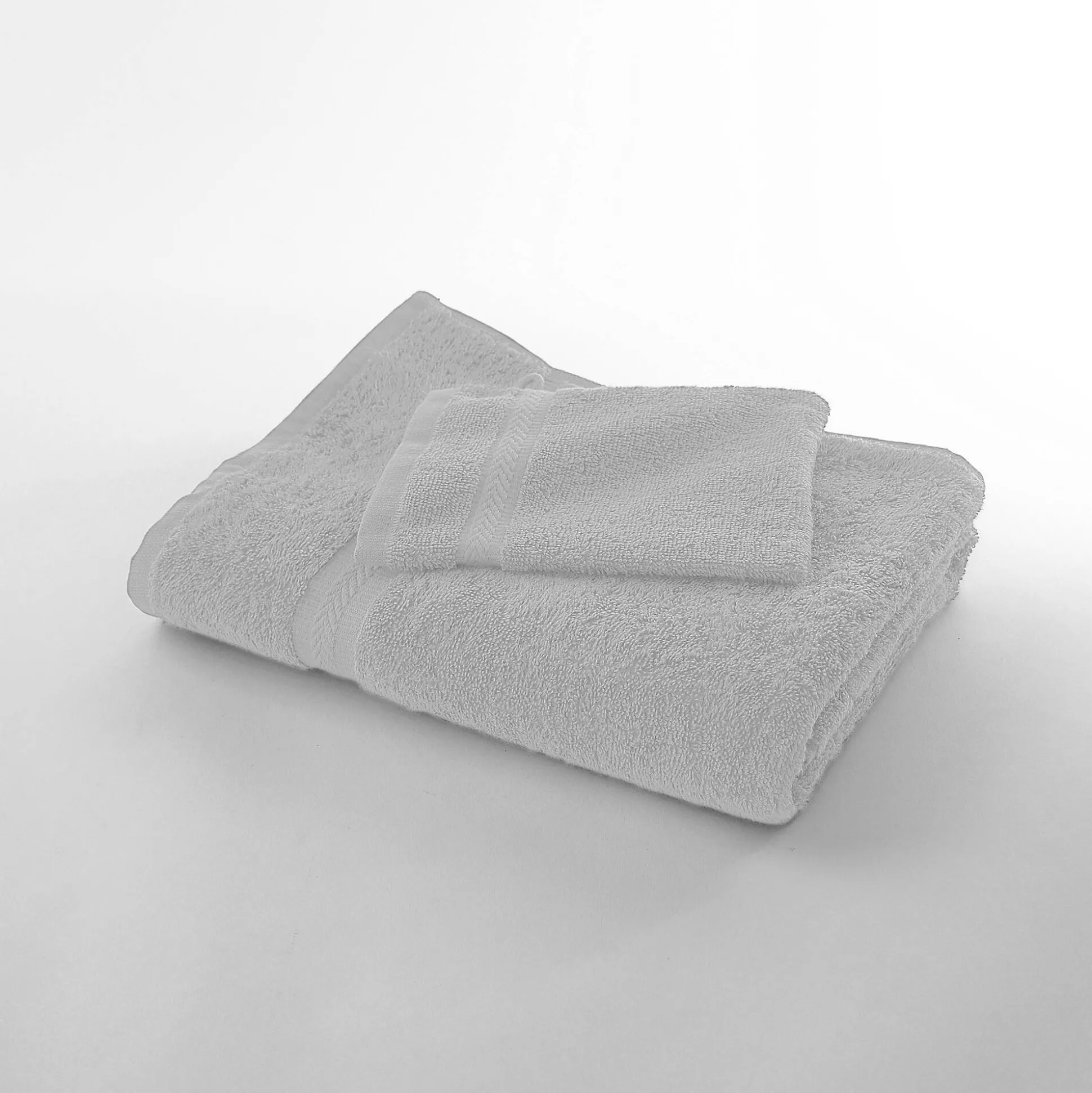 Collectie effen handdoeken 420 g/m2 met zacht comfort