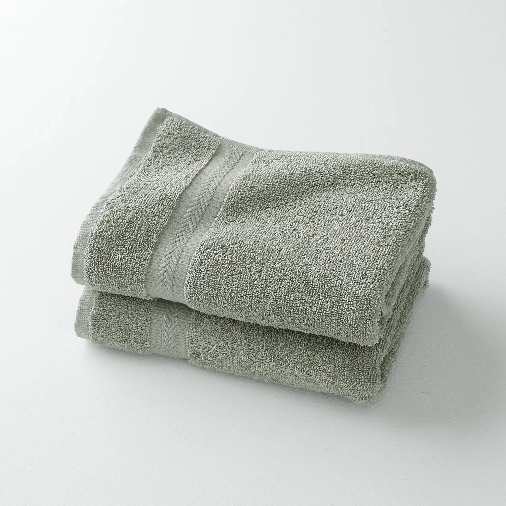 Collectie effen handdoeken 420 g/m2 met zacht comfort