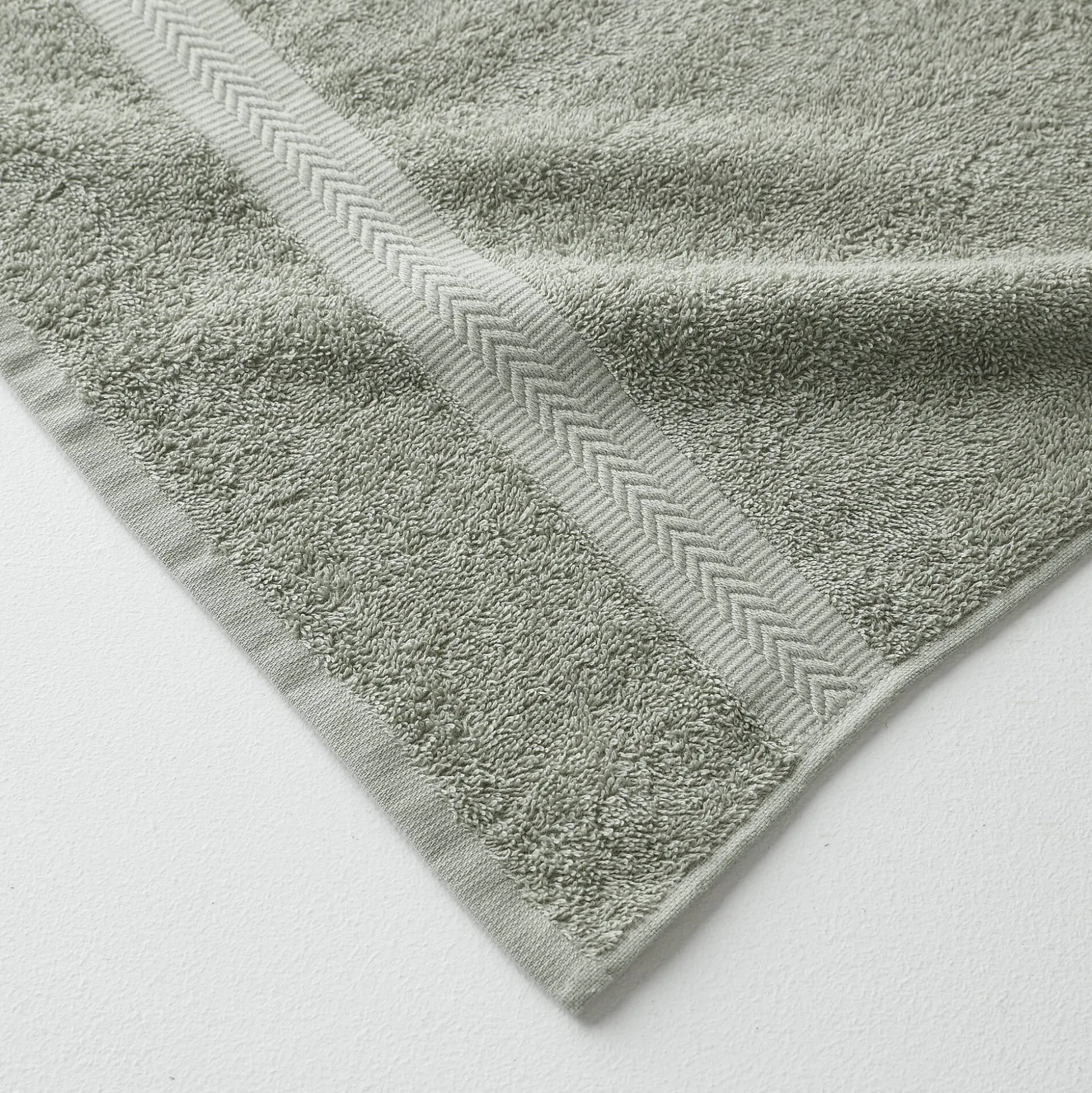 Collectie effen handdoeken 420 g/m2 met zacht comfort