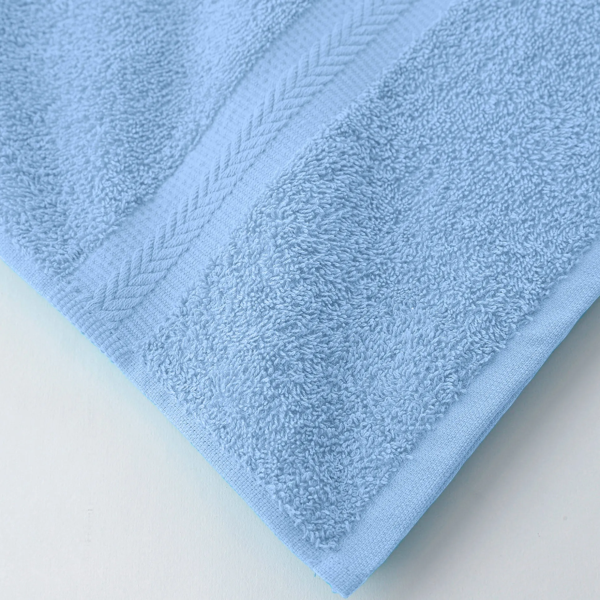 Collectie effen handdoeken 420 g/m2 met zacht comfort