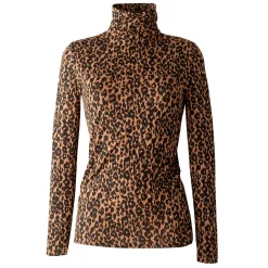 Coltrui met dierenhuidprint, stretchviscose